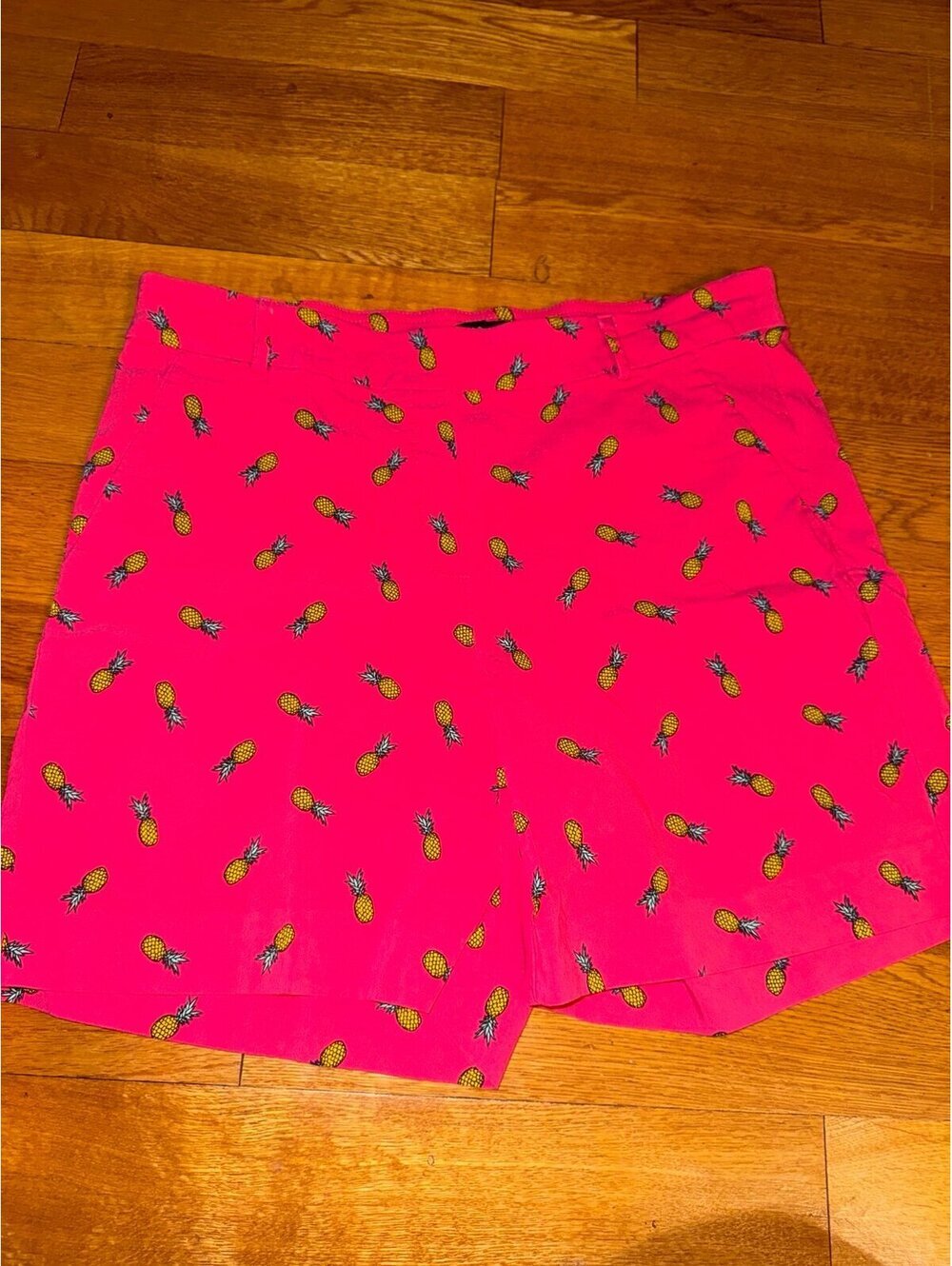 Zac & Rachel pink pineapple board shorts